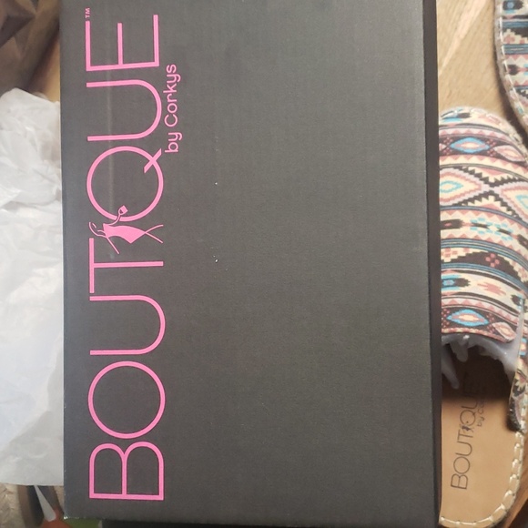 Pink Aztec taffy New Size 6,7,8 And 9 Slip On Flat - Picture 10 of 10